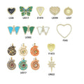 MIXED Detachable Center Pendant for Scarf & charm bar necklace, EFC-2