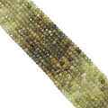 Genuine Green Garnet Rondelle Faceted Beads, 4x6mm, Sku#U1512c