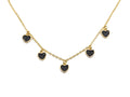 Gold Heart Layering Necklace, Dainty Necklace, Sku#Z711