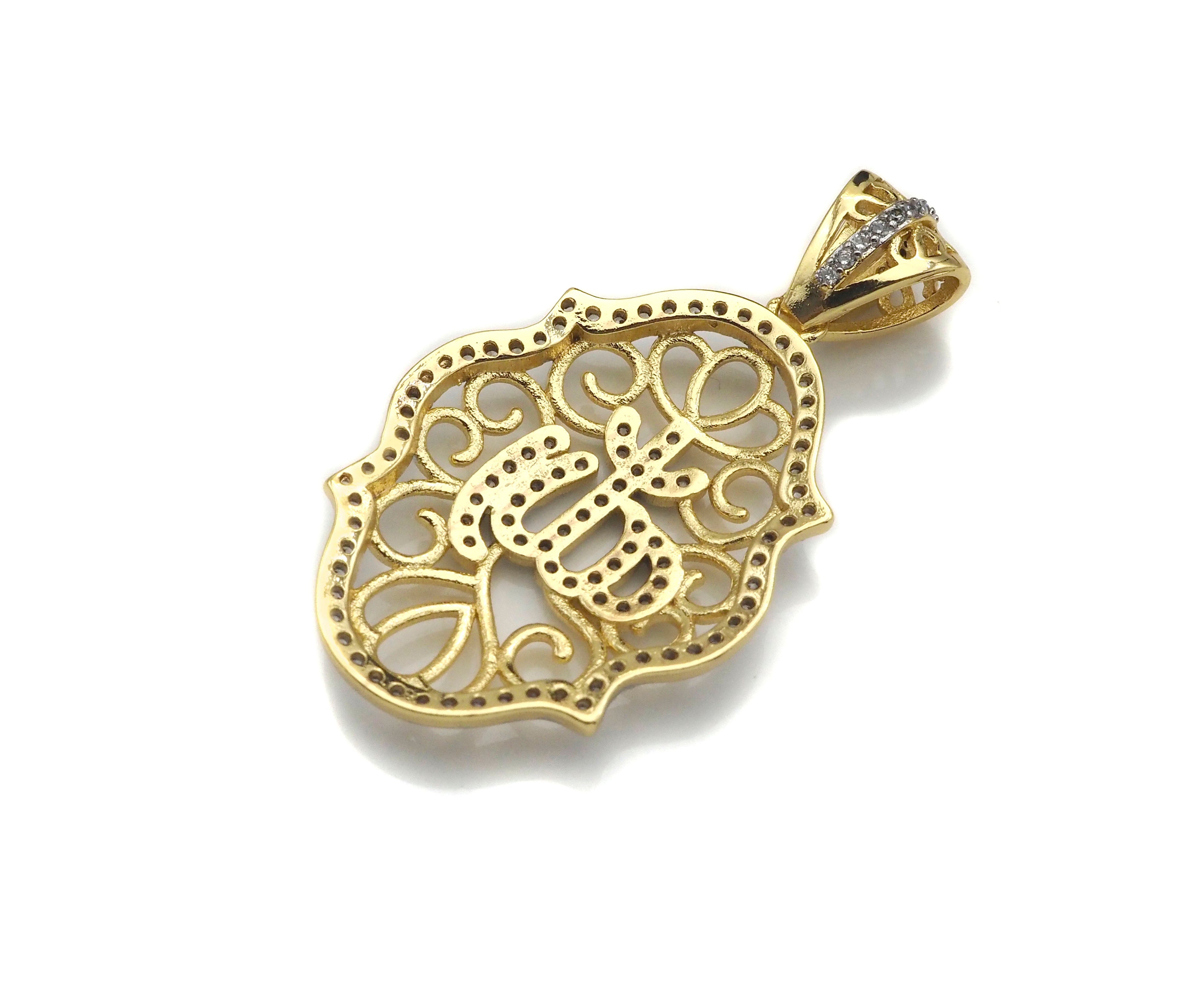 Dual Color Filigree Flower European Type Frame Charms,  21x31mm, Sku#F1277C