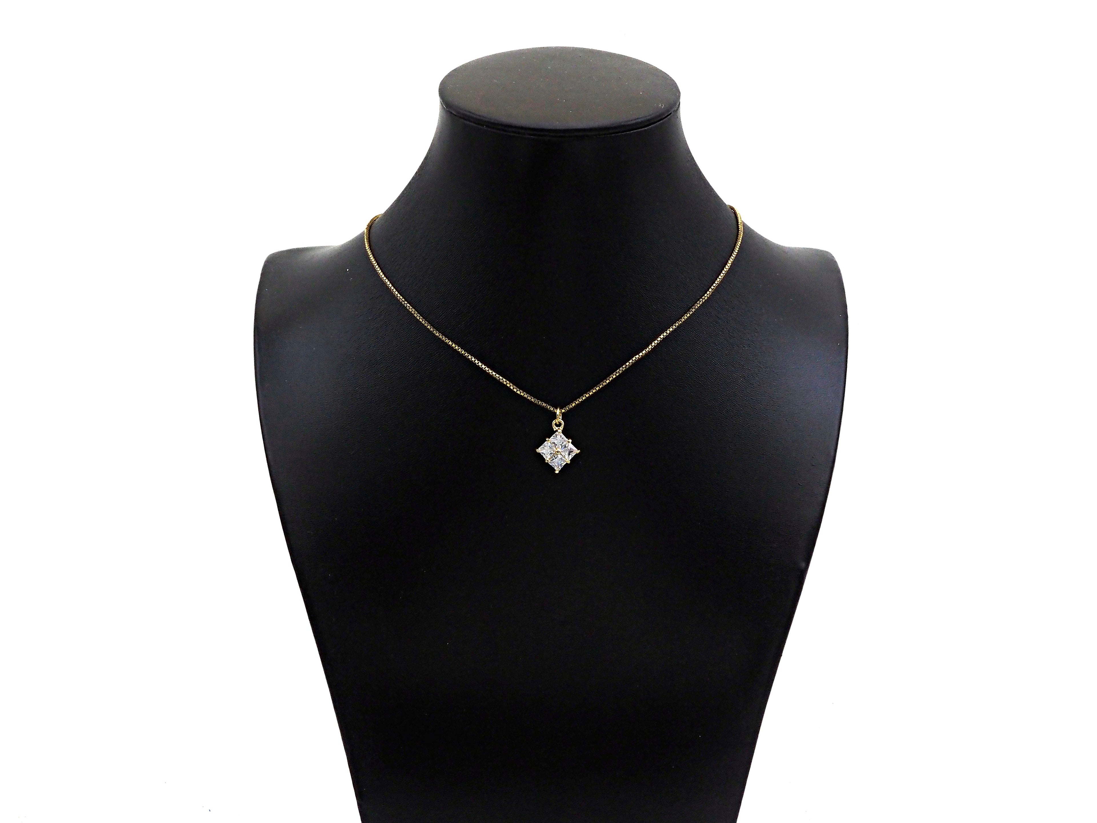 Gold Filled Big Clear CZ Micro Pave Flower Shape Pendant,14K Gold Filled Charm, Necklace Bracelet Charm Pendant,13x16mm,Sku#CP28