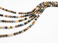 Quality Natural Chrysocolla beads, Round Smooth 6mm/8mm/10mm/12mm Natural Blue Brown Gemstone beads,15.5inch strand, SKU#U297