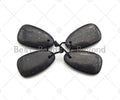 Triangle Shape Shungite stone for EMF Protection, Shungite Authentic Stone, Healing Energy, Meditation, Protection,18x32mm, sku#U991