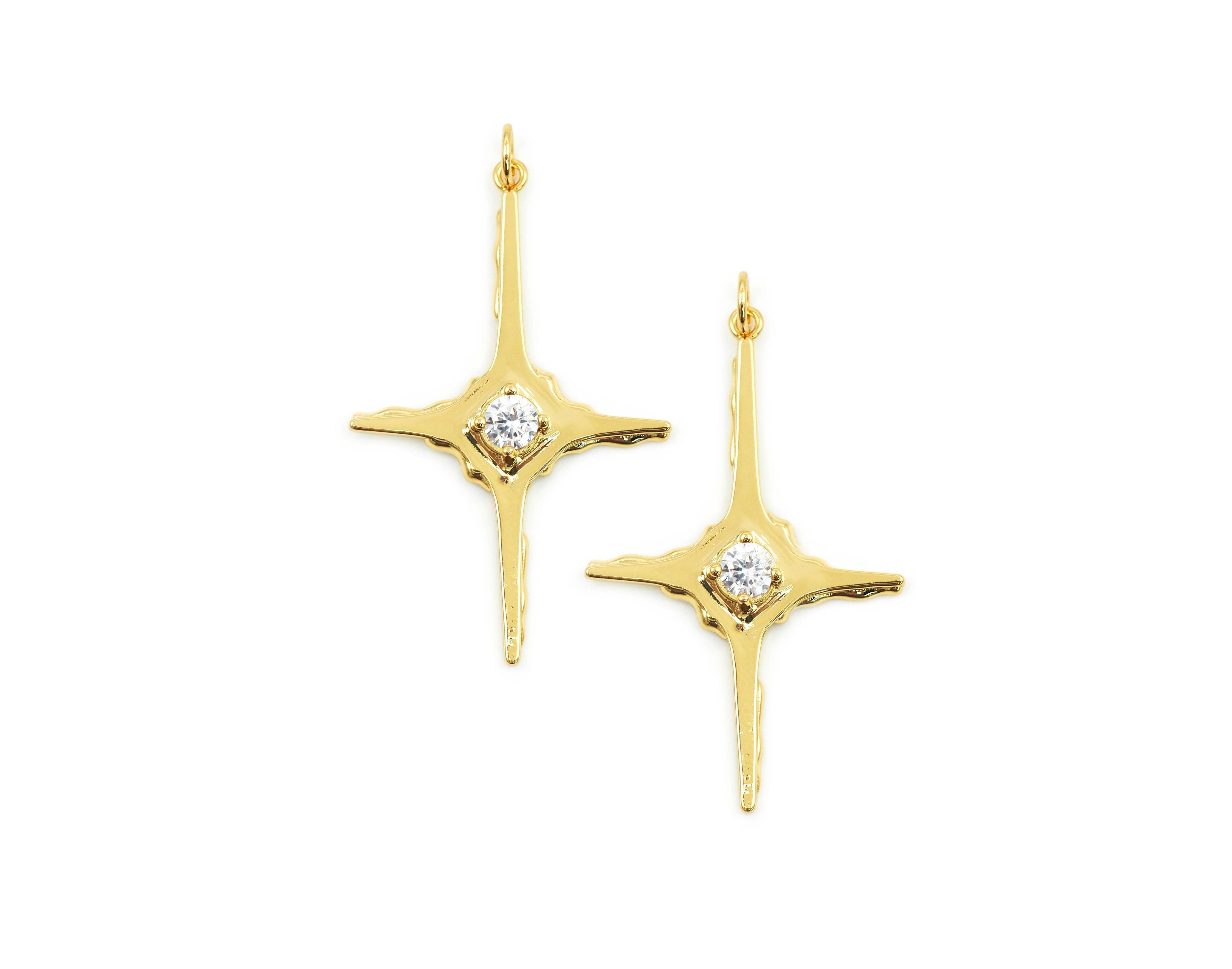 CZ Cross Pendant, SkU#Y626