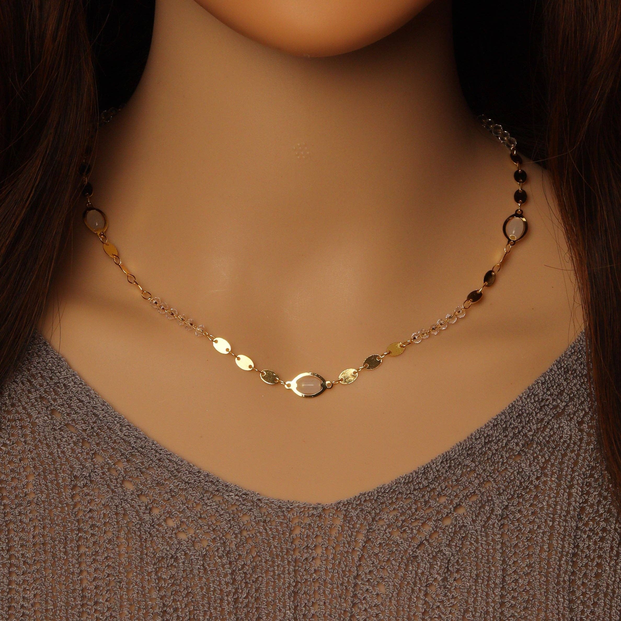 Oval Link Beads Chain By Yard,sku#HX13