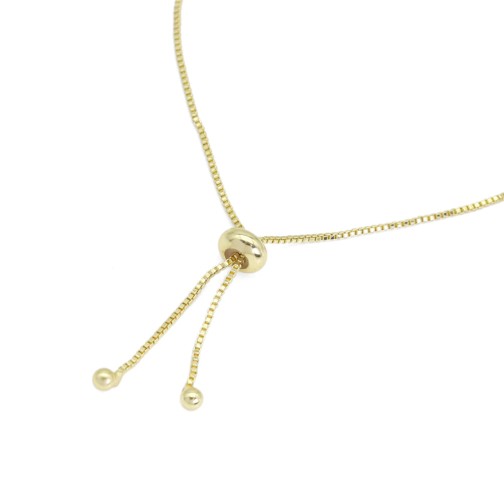Multicolor Baguette CZ Star Chain Adjustable Bracelet, Sku#LX488