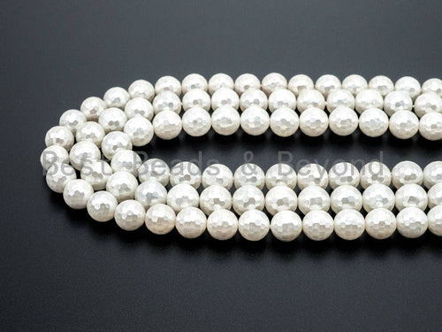 6mm/8mm/10mm/12mm/14mm Quality White Mother of Pearl beads,SKU#T66