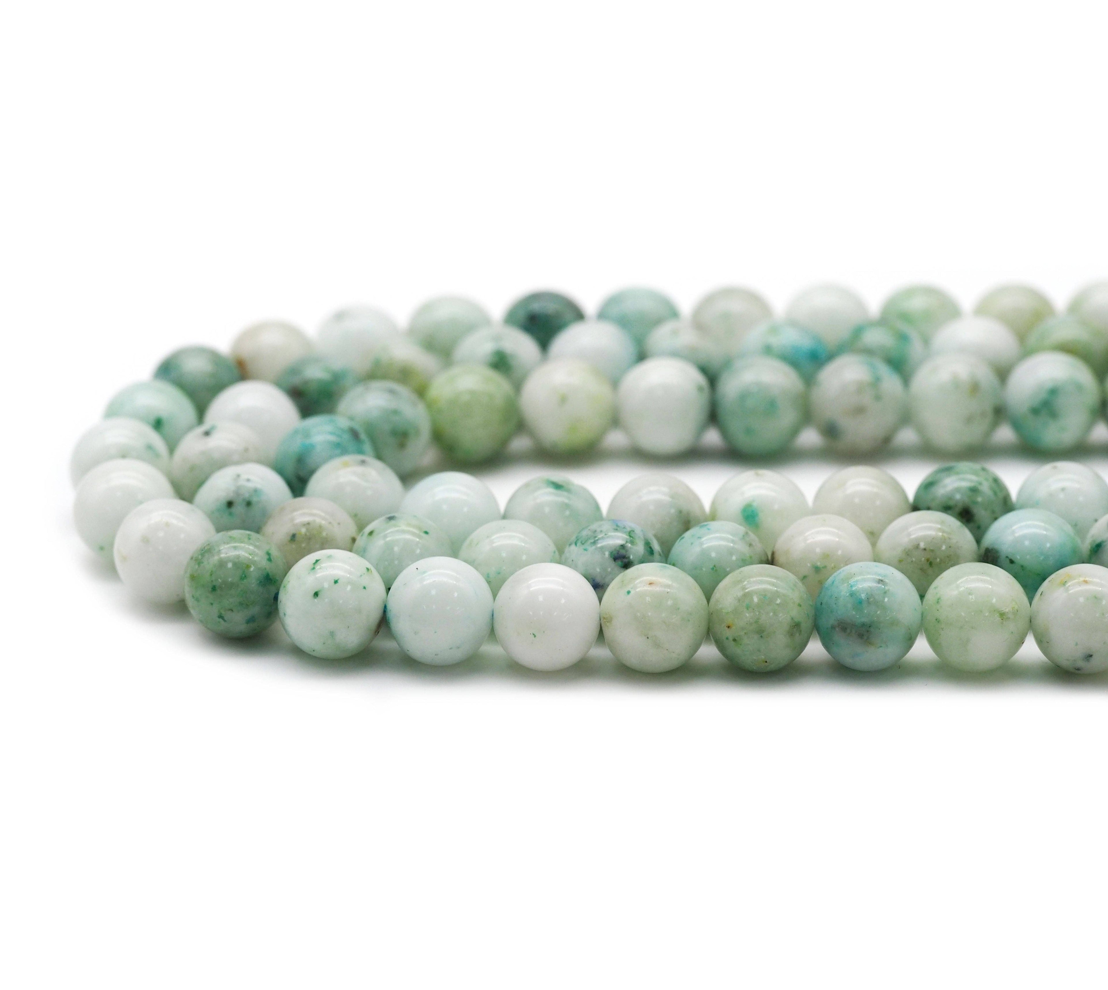 Genuine Quality Blue Agate Round Smooth Beads, Sku#U1395