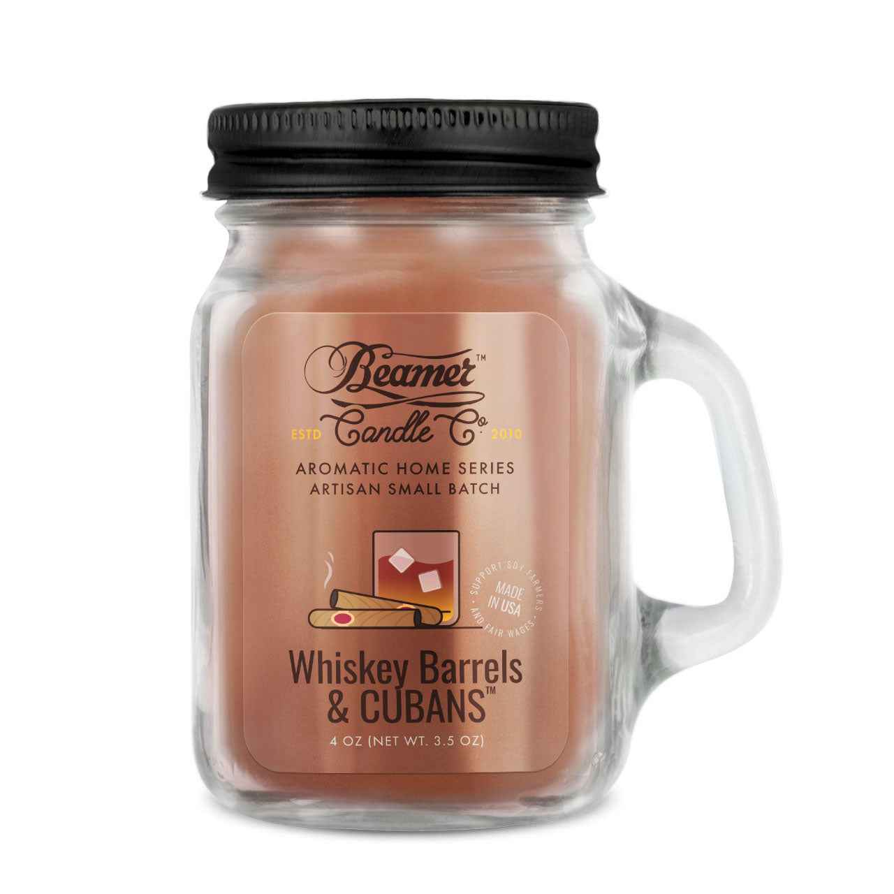 Whiskey Barrels & Cubans - Beamer Candle Co