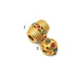 Enamel Spacer Beads, Sku#LX20c