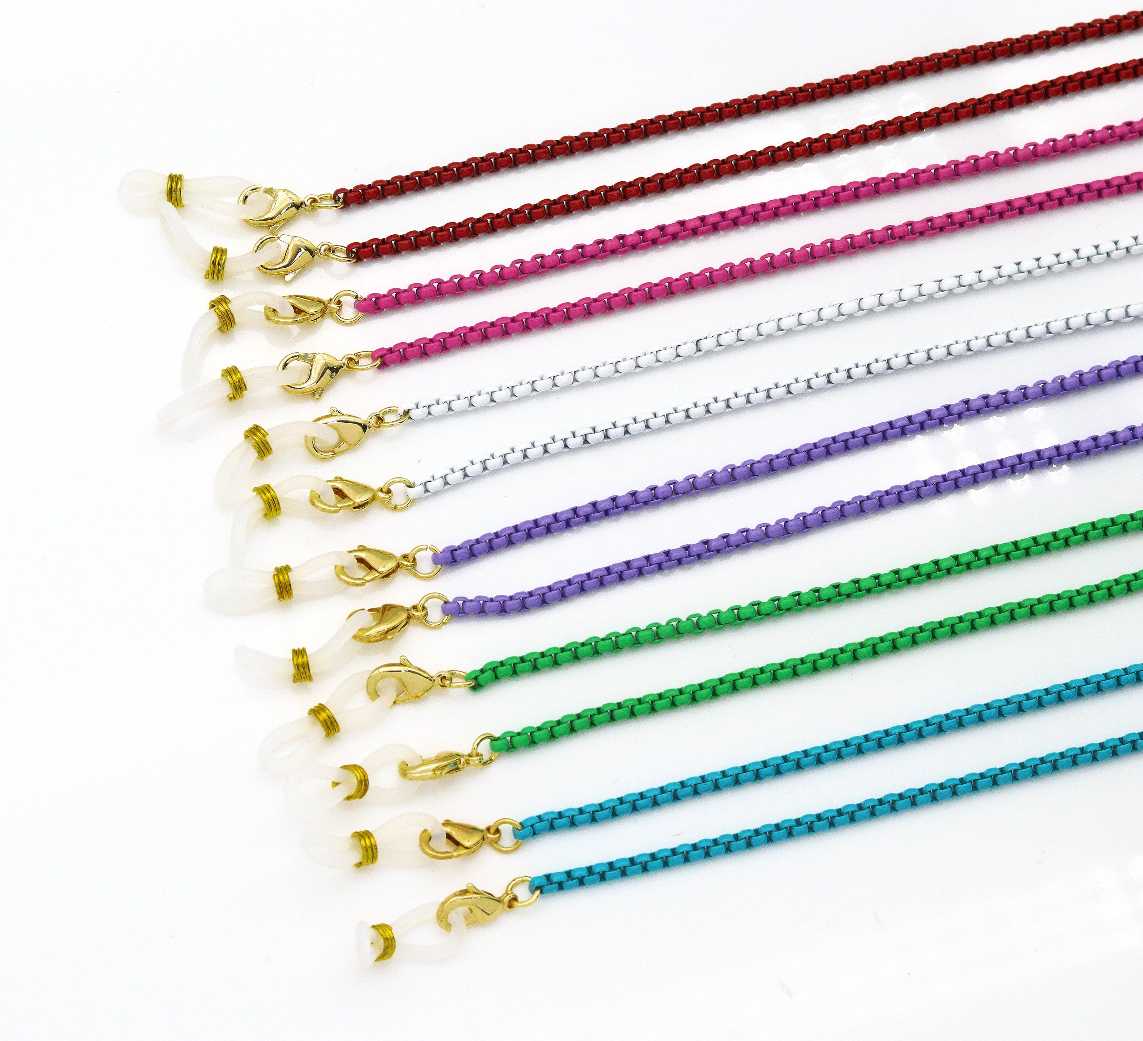 Enamel Box Chain Sunglass Chain, sku#CL29