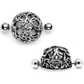 14G 9/16 Framework Twining Vines Nipple Shield Set