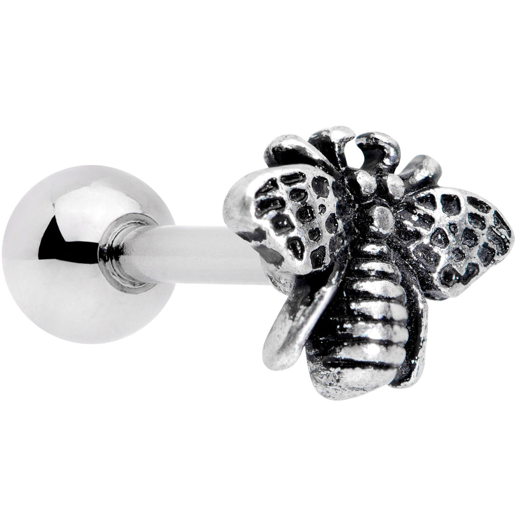 16G 1/4 Busy Bumblebee Cartilage Tragus Earring
