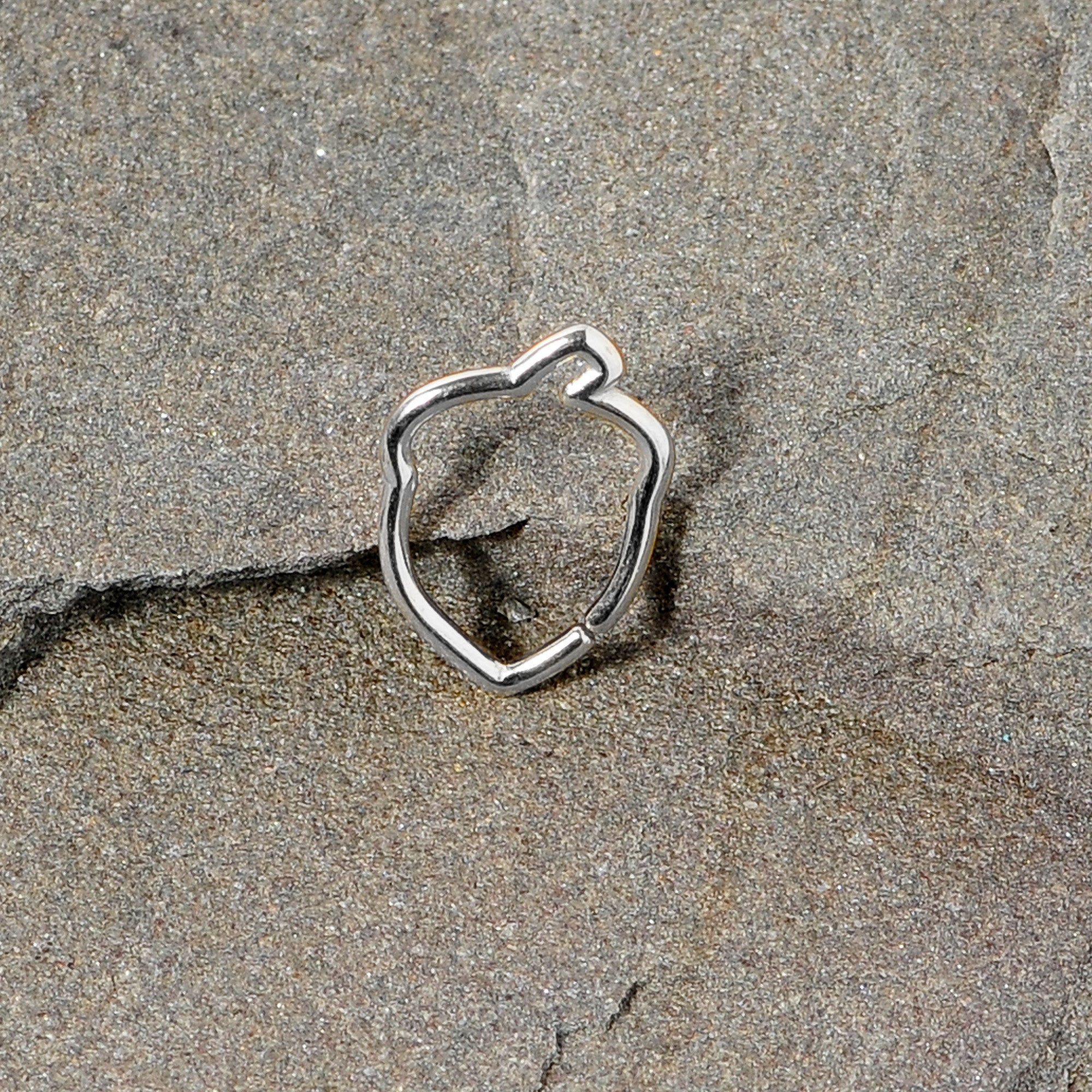 16G 3/8 Steel Autumn Acorn Closure Ring