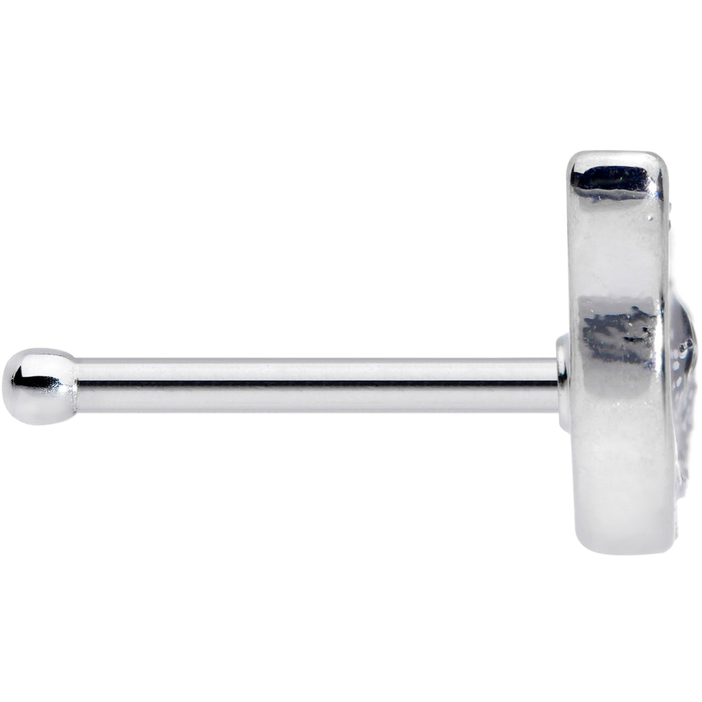 20G 1/4 Sweet Smiling Whale Nose Bone