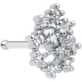 20G 5/16 Clear CZ Gem Constellation Nose Bone
