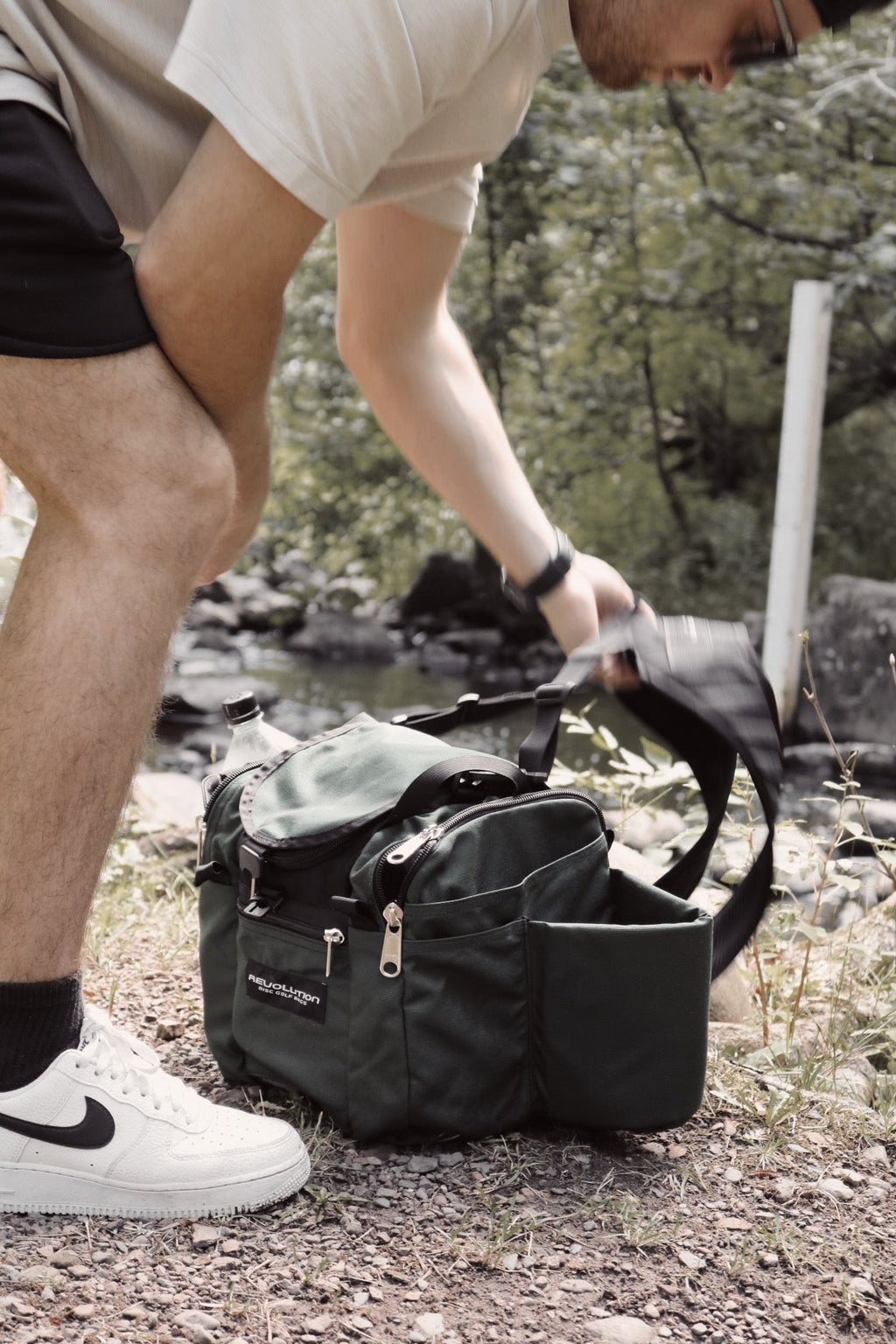 Revolution Mini Deluxe V3 Disc Golf Bag - Forest