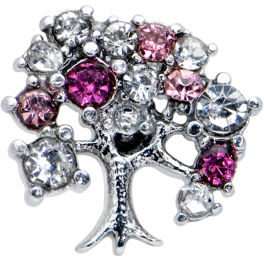 16G 5/16 Clear Pink Gem Luscious Fruit Tree Labret Monroe Tragus