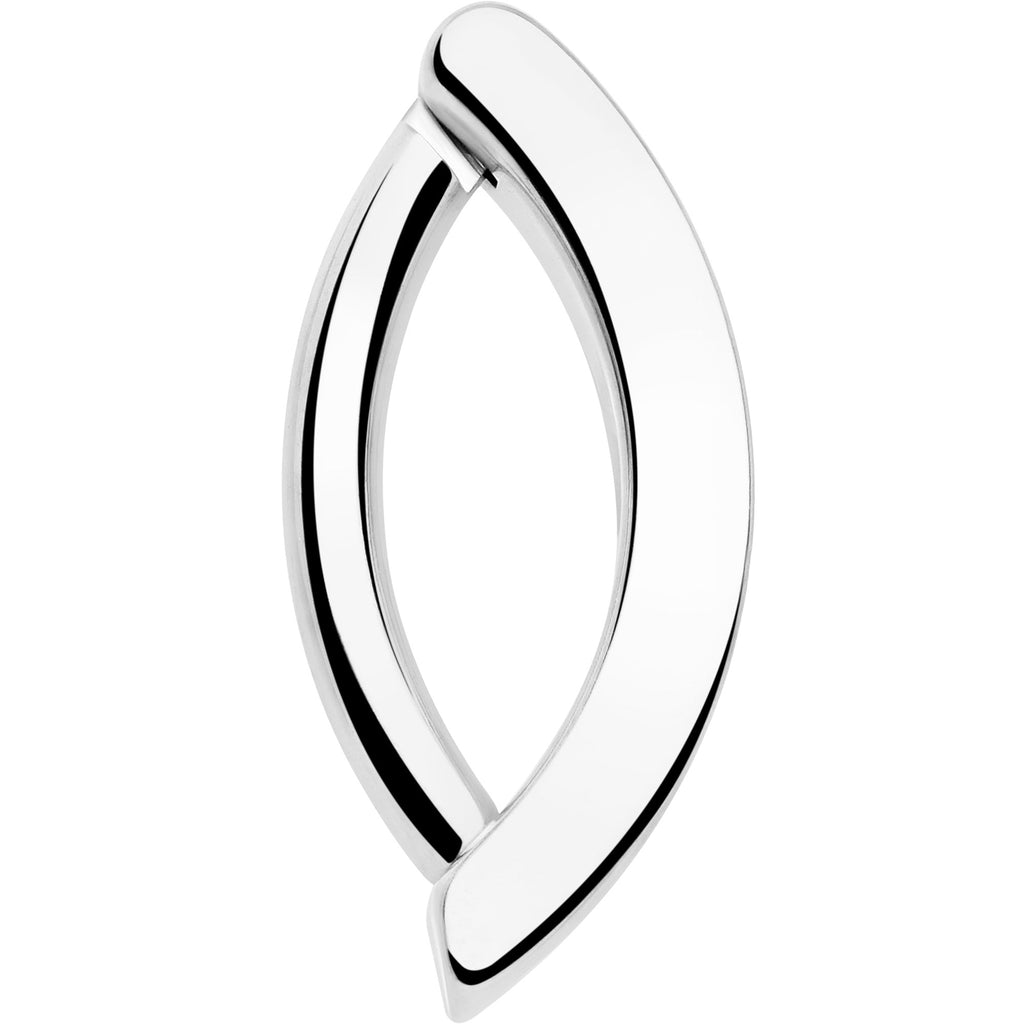 14G 3/8 ASTM F-136 Implant Grade Titanium Hinged Hoop Belly Ring