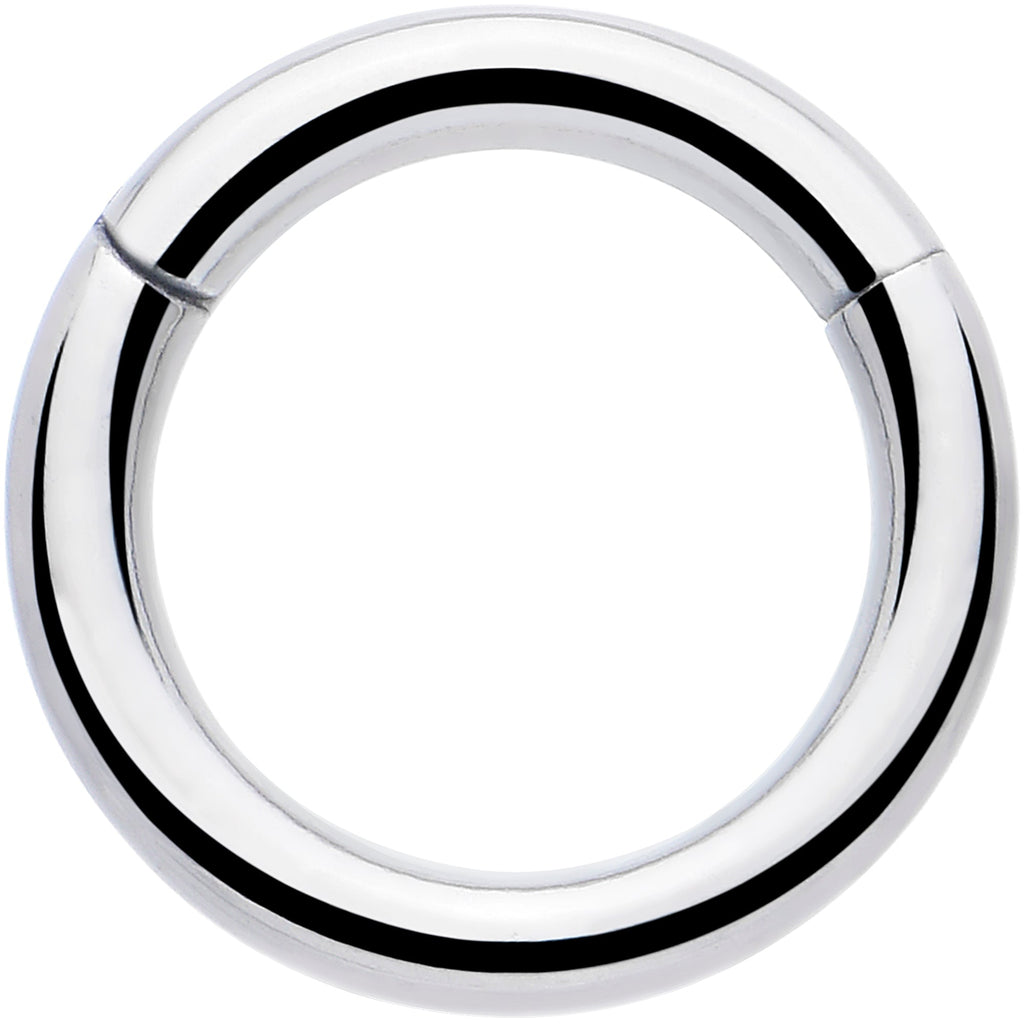 16G 1/4 316L Surgical Steel Precision Hinged Segment Hoop