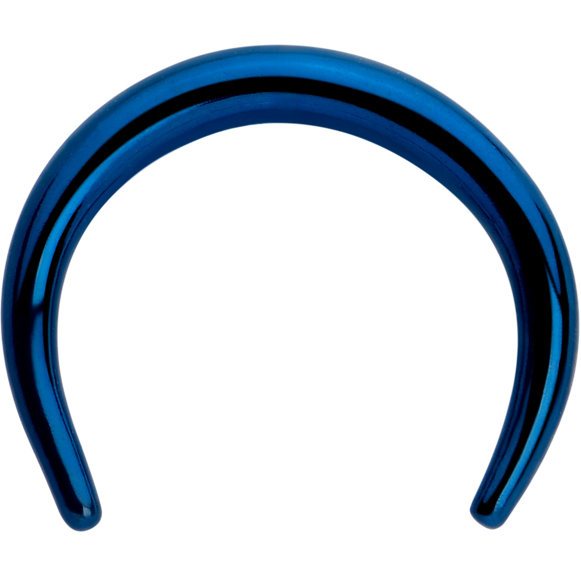 14G 5/16 Blue Pincher Crescent Taper