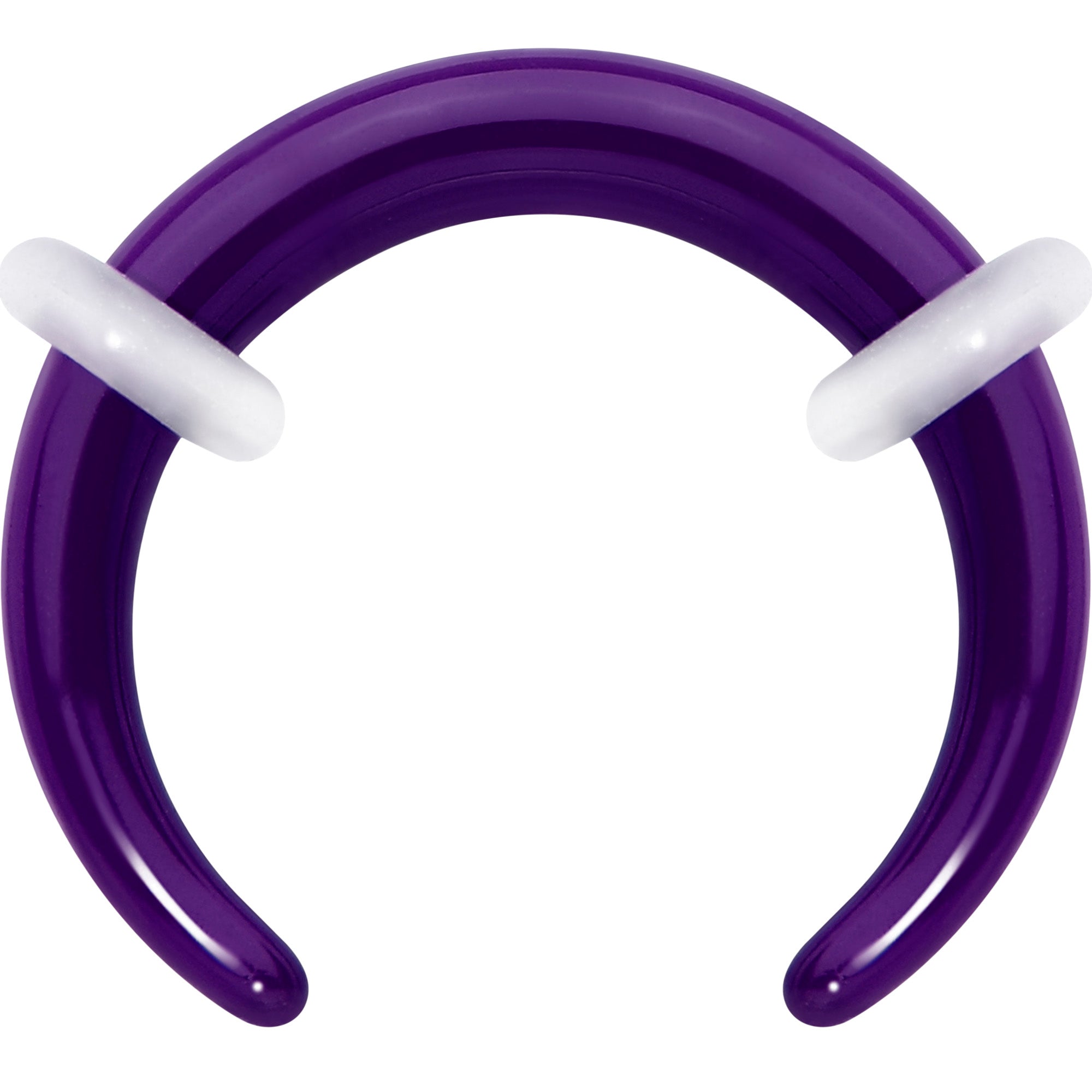 Stainless Steel Crescent Pincher Septum Ring - 14G and 16G