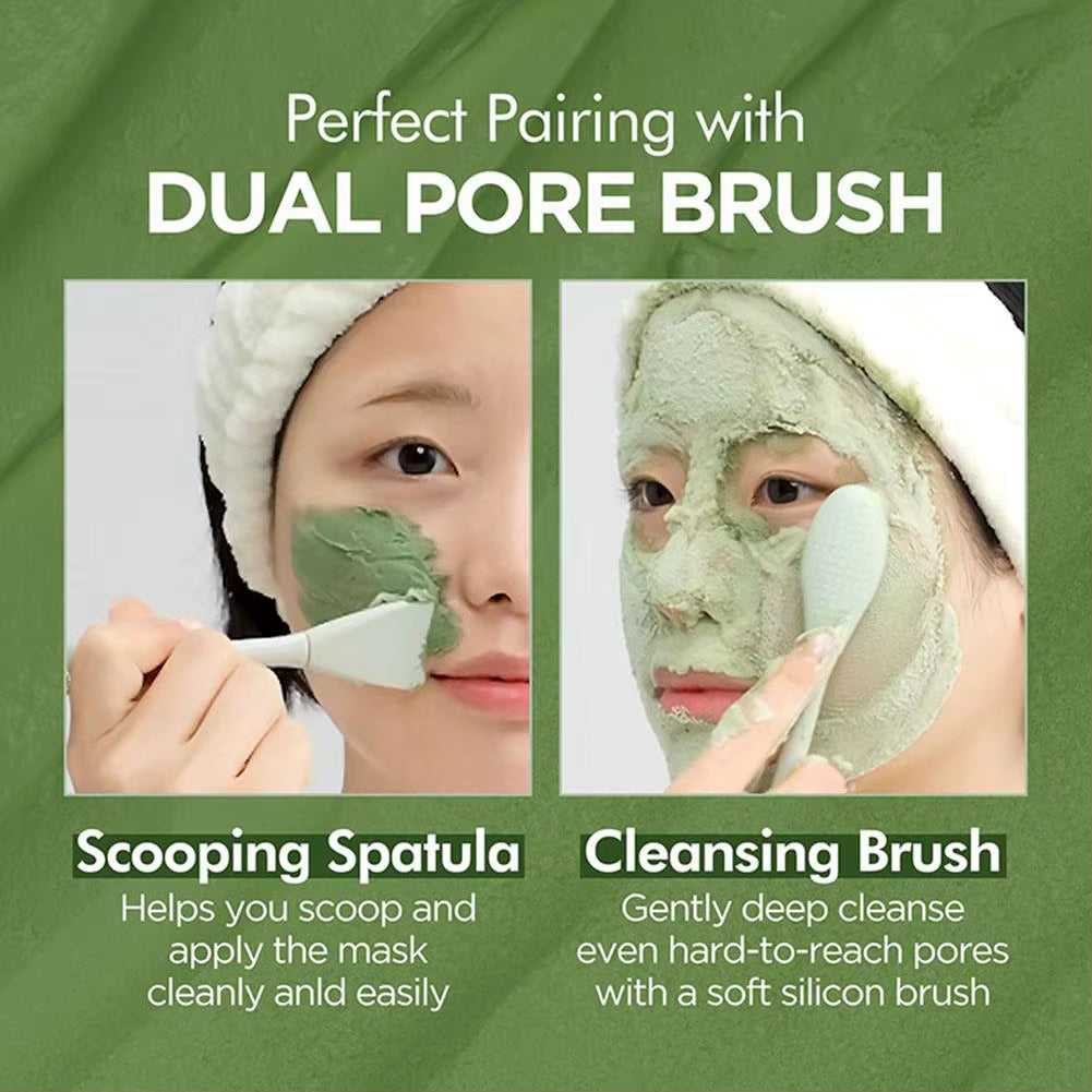 Korean Carbonic Acid Holy Basil Bubble Facial Mask Exfoliating Deep Cleansing Remove Blackhead Shrink Pore Oil Control Skin Care