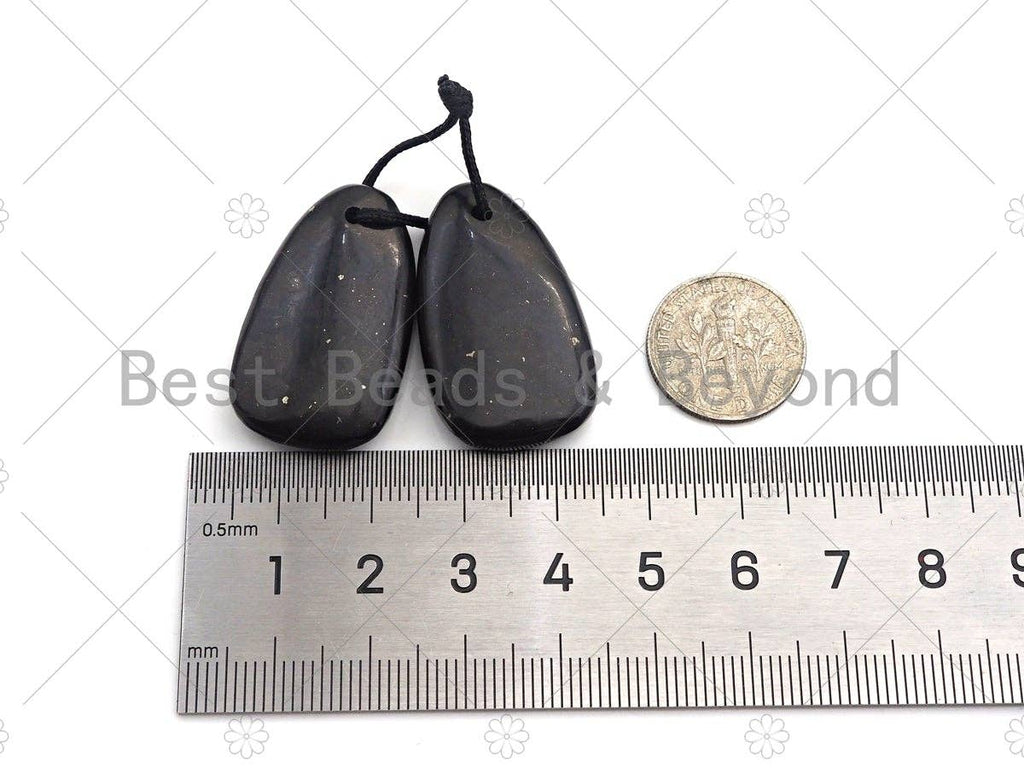 Triangle Shape Shungite stone for EMF Protection, Shungite Authentic Stone, Healing Energy, Meditation, Protection,18x32mm, sku#U991