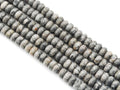 Genuine Map Jasper Rondelle Smooth Beads, 5x8mm, Sku#U1418