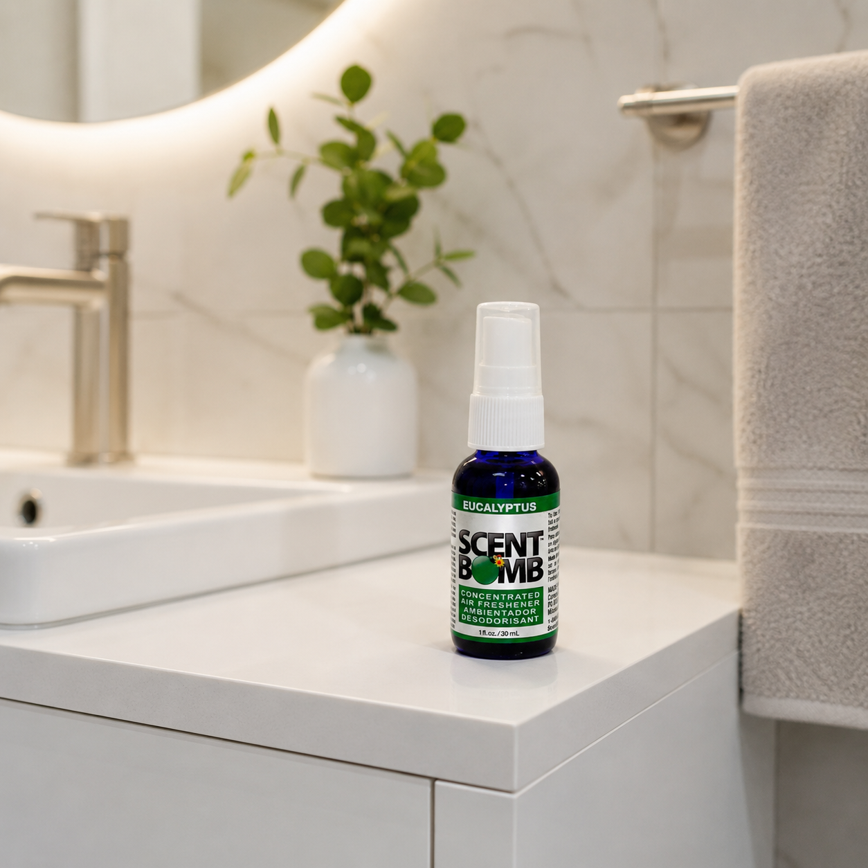 Eucalyptus - Scent Bomb Air Freshener 1oz Spray