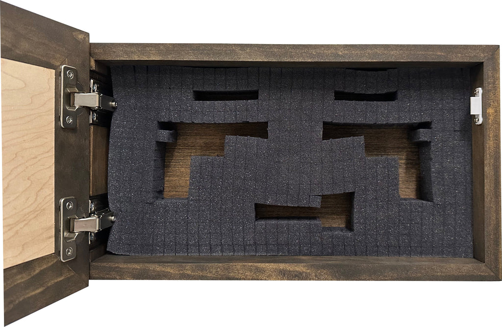American Flag with Patriotic Eagle Hidden Gun Storage Concealed Furniture