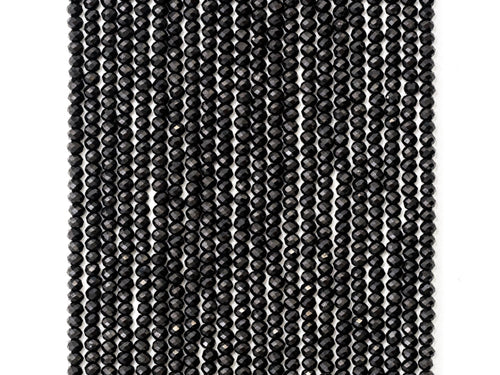 Top Quality Faceted Black Spinel Round Beads 3/4/6/8mm Gemstones Beads,Black Spinel Beads,15.5" Full Strand,SKU#U104