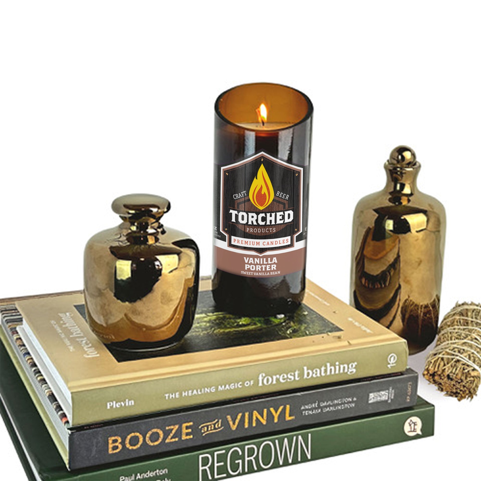 Vanilla Porter Beer Candle