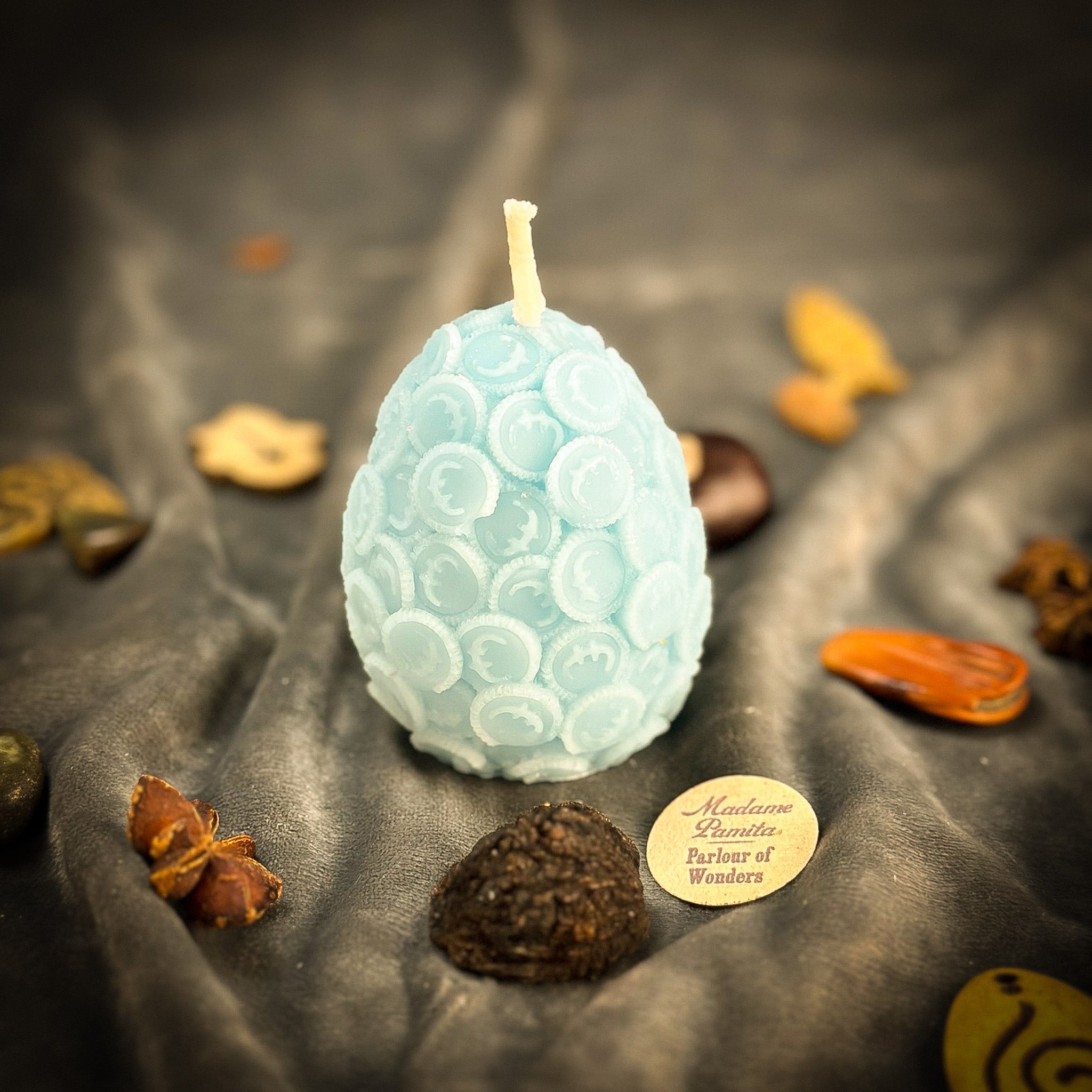 Beeswax Nest Egg Spell Candle - Savings & Financial Security