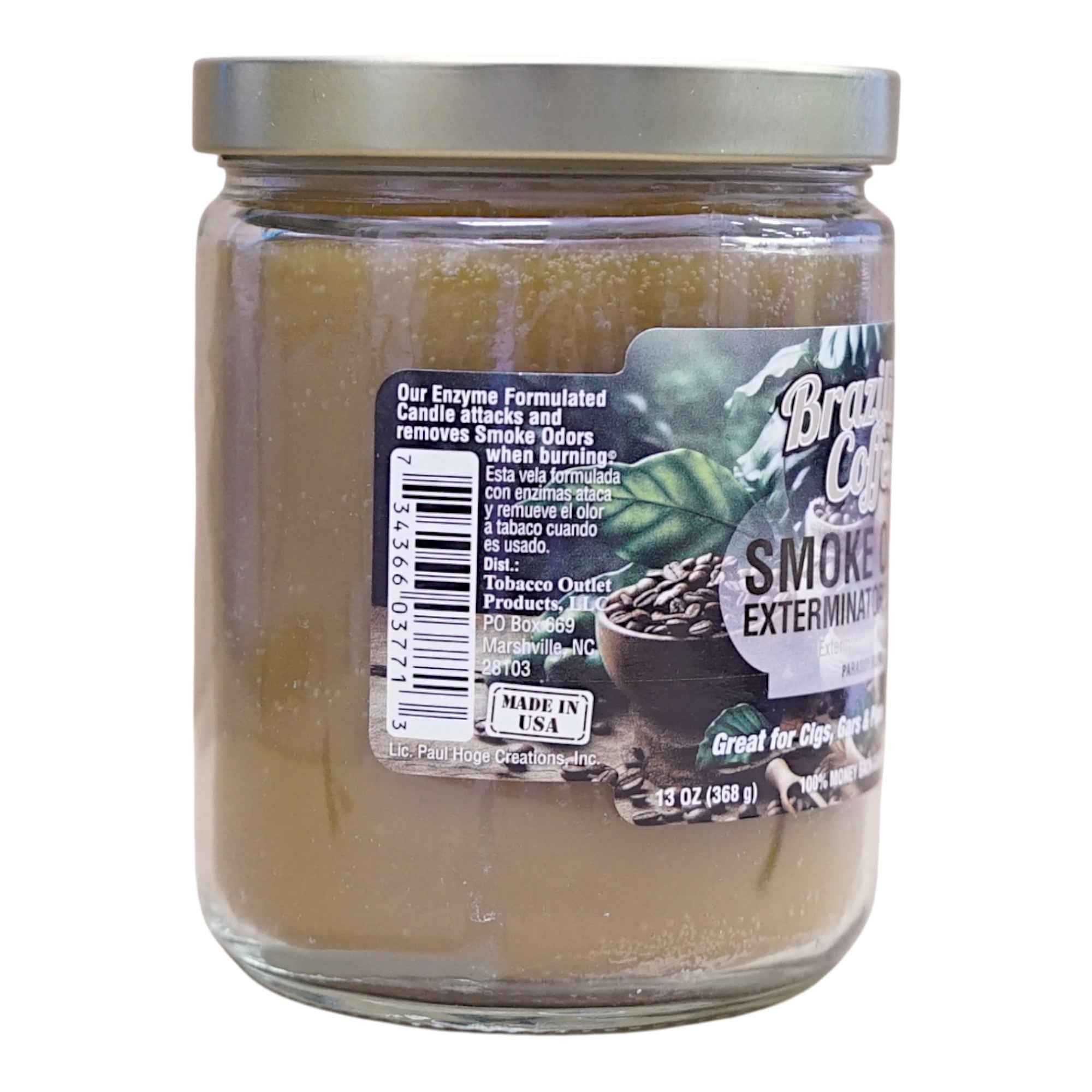 Brazilian Coffee Candle - Smoke Odor Exterminator