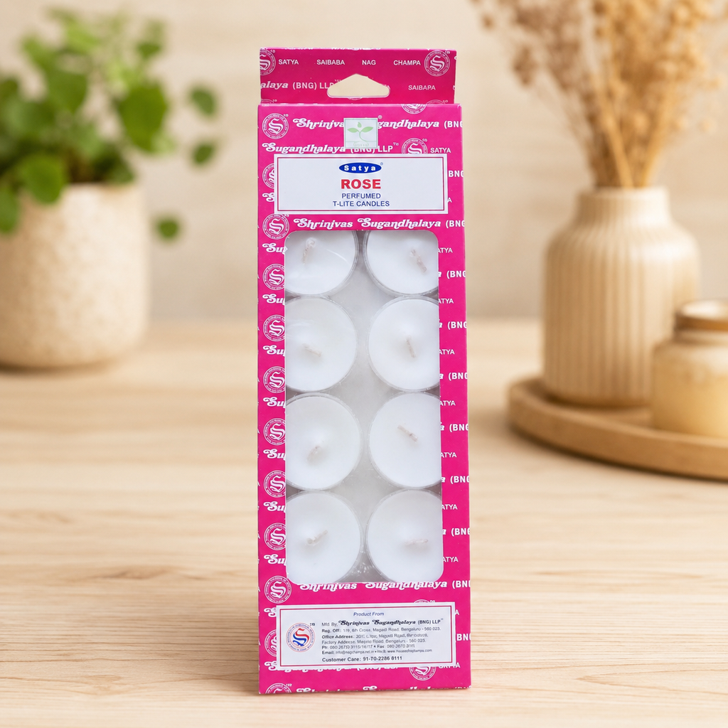 Rose - Satya Tea Light Candles
