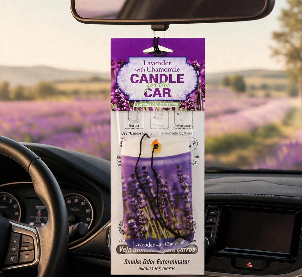Lavender with Chamomile Car Freshener - Smoke Odor Exterminator