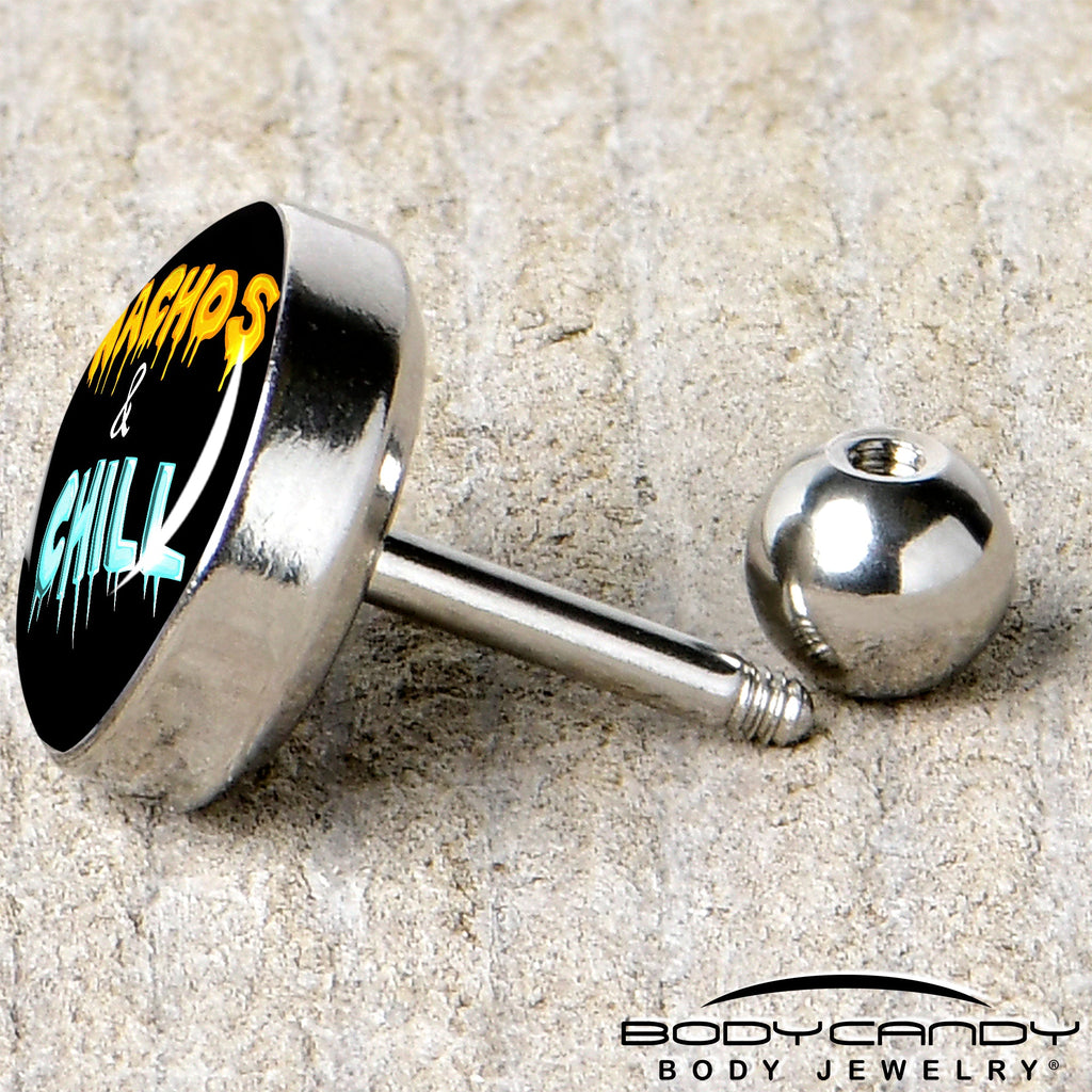 Nachos and Chill Tragus Cartilage Earring by Onyx O