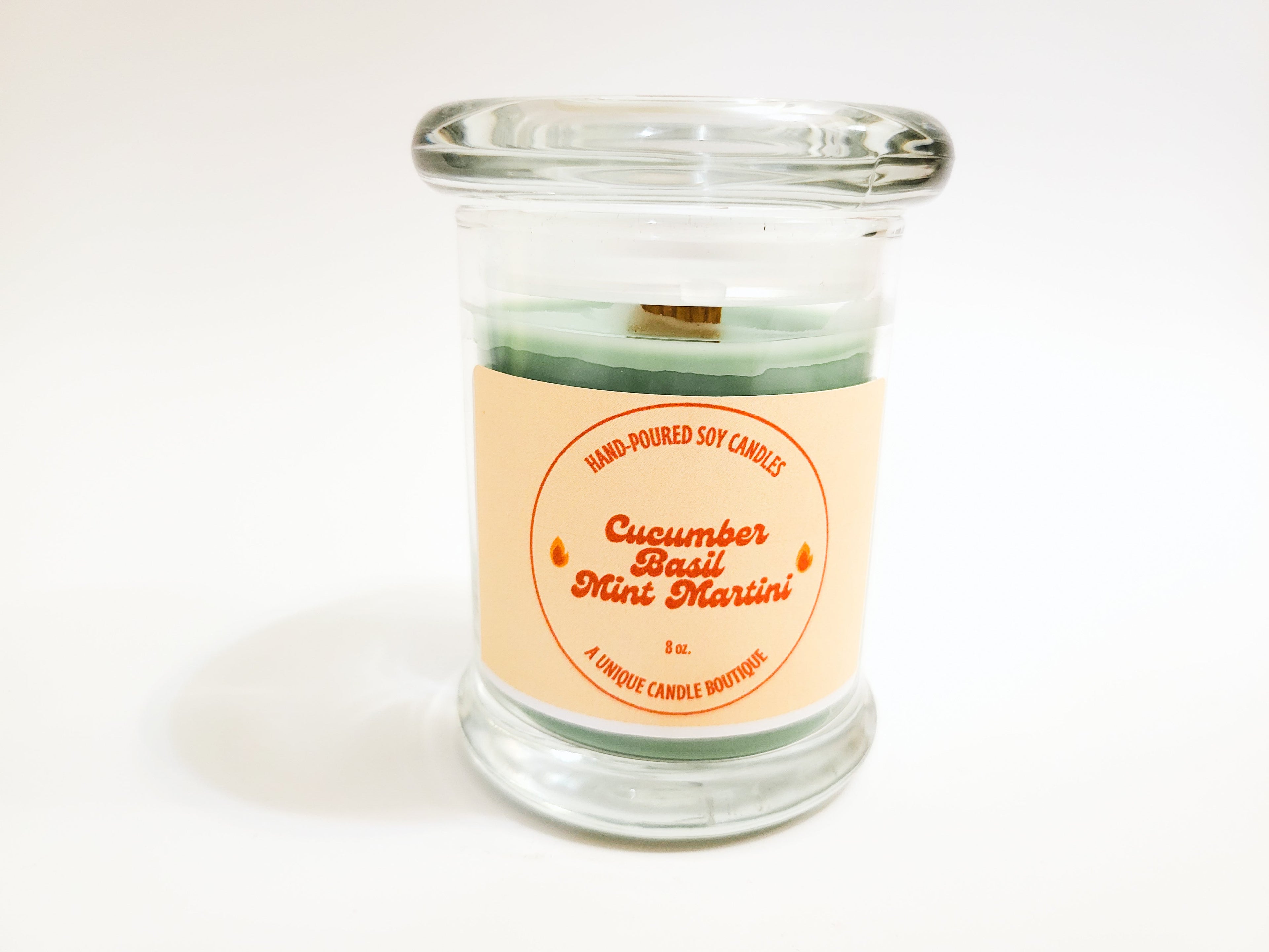 Cucumber Basil Mint Martini Candle - 8 oz