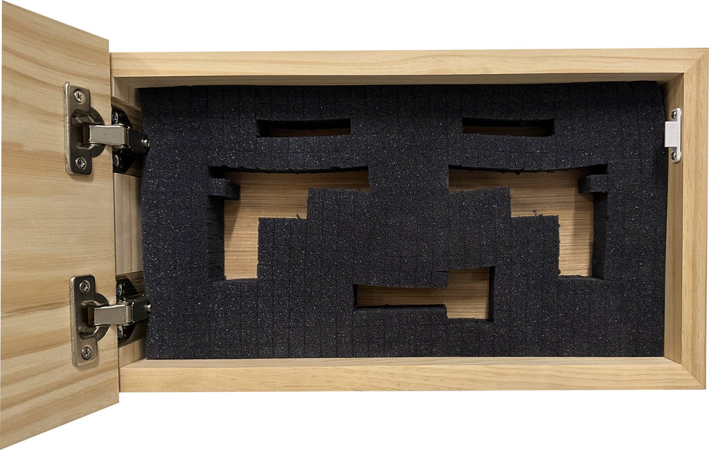 Dont Tread on Me Concealment Shelf - Quick Access Patriotic Hidden Gun Storage with Magnetic Lock - Safe & Secure Gun Concealment Furniture (Union)