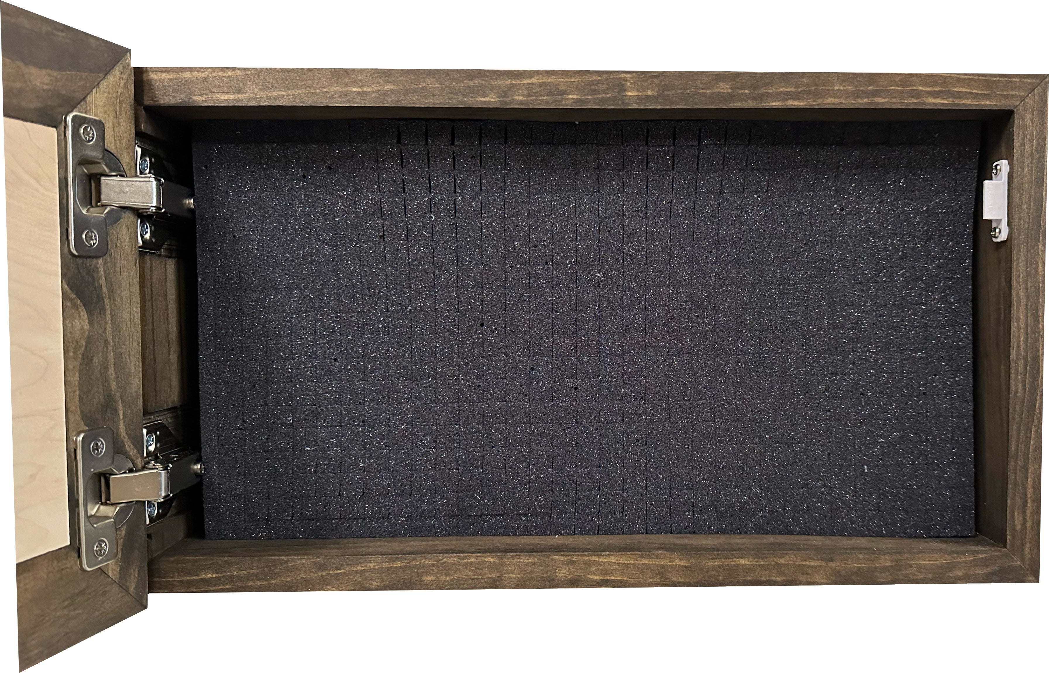 Wood Gun Cabinet Ducks On A Pond Wall Decoration - Hidden Gun Safe To Securely Store Your Gun In Plain Sight by Bellewood Designs