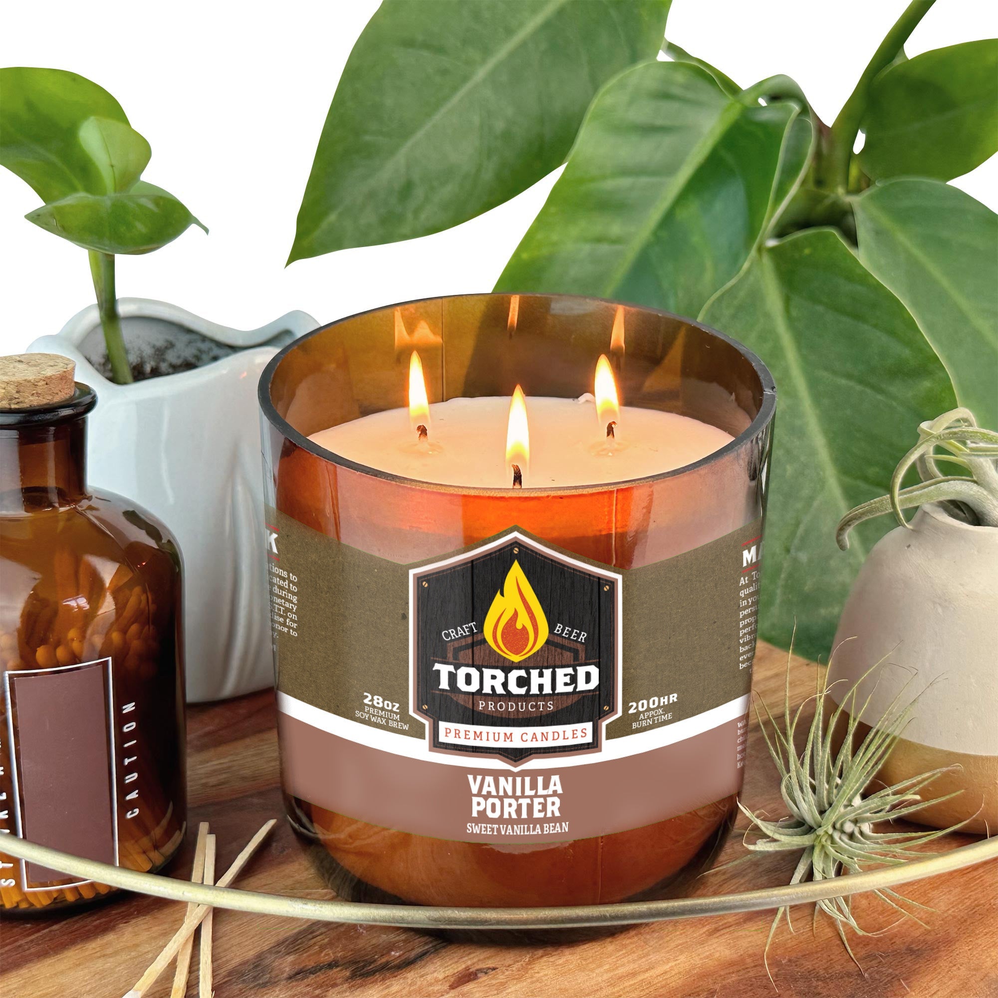 Vanilla Porter Beer Candle
