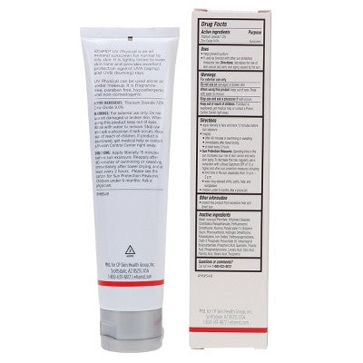 EltaMD UV Physical Broad Spectrum SPF 41 Lightly Tinted Facial 3 oz - Imperfect Box