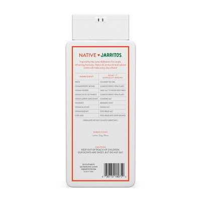 Native Body Wash for Women & Men Limited Edition Jarritos Mandarin 18 fl oz - Imperfect Container
