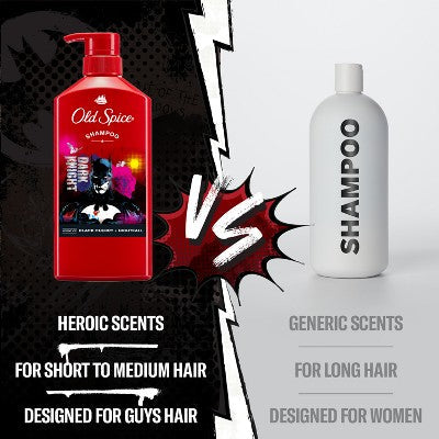 Old Spice Deodorant, Body Wash Shampoo Holiday DC Batman Gift Set 4pc 15.9oz - Imperfect Box