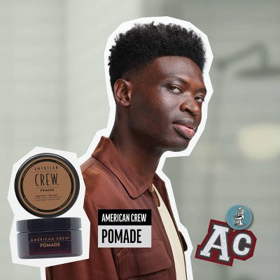 American Crew Men's Medium Hold; High Shine Hair Pomade Gel 3oz - New