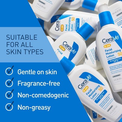 CeraVe Facial Moisturizing Lotion AM SPF50 3 fl oz - Imperfect Box