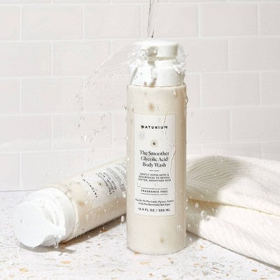 Naturium The Smoother Glycolic Acid Exfoliating Body Wash 16.9 fl oz - Imperfect Container