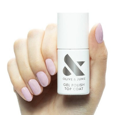 Olive & June Gel Nail Polish Top Coat 0.46 fl oz - Imperfect Container