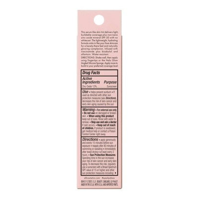 e.l.f. Halo Glow Skin Tint Foundation Mineral SPF 50 8 Medium Neutral 1 fl oz - Imperfect Box